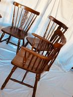 Windsor stoelen 4 stuks eetkamerstoelen hout antiek vintage, Antiek en Kunst, Ophalen