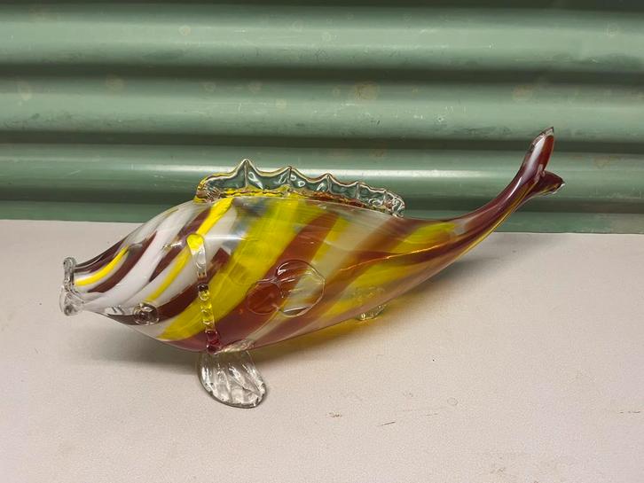 XXL Glazen vis, Murano, handgeblazen, Antiek en Kunst, Antiek | Glas en Kristal, Ophalen