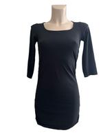 Moq jurk zwart travel S, Kleding | Dames, Jurken, Zwart, Ophalen of Verzenden, Zo goed als nieuw, Maat 36 (S)