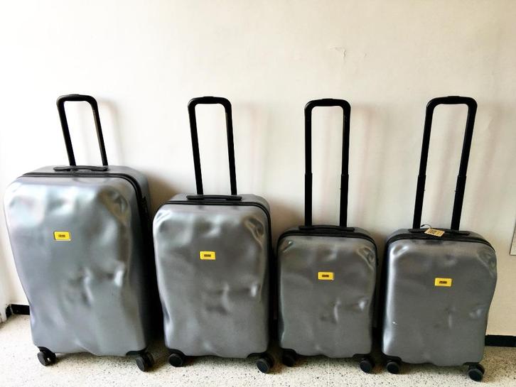 Valise CRASH BAGGAGE, Sieraden, Tassen en Uiterlijk, Koffers, Gebruikt, Hard kunststof, 70 cm of meer, 45 tot 55 cm, Wieltjes