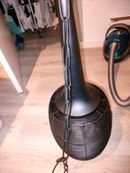 Zwarte hanglamp met ketting, Huis en Inrichting, Lampen | Hanglampen, 50 tot 75 cm, Nieuw, Ophalen of Verzenden, Metaal