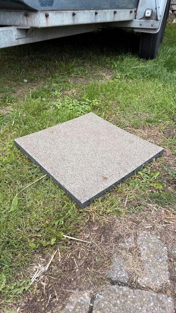 Rubberen stalmatten / staltegels voor paardenstal, Caravans en Kamperen, Tentaccessoires, Zo goed als nieuw, Ophalen