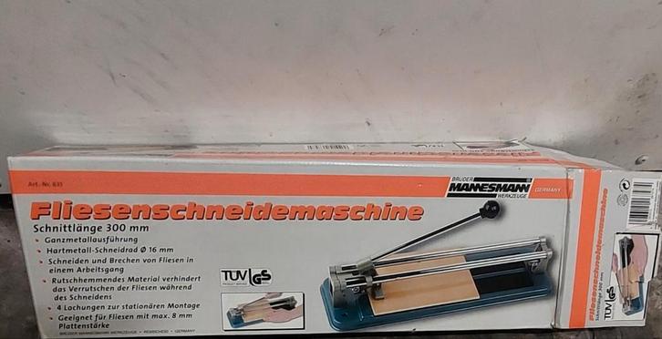Tegelsnijder - Bruder Mannesmann, Doe-het-zelf en Verbouw, Overige Doe-het-zelf en Verbouw, Gebruikt, Ophalen of Verzenden