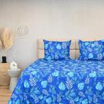 HappyBed Wasbaar dekbed 1 persoon + 2 kussenslopen blauw, Huis en Inrichting, Slaapkamer | Beddengoed, Wit, Dekbedovertrek, Tweepersoons