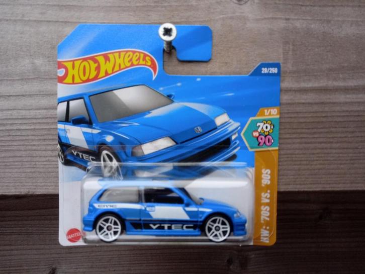 Honda Civic EF '90 Hotwheels, Hobby en Vrije tijd, Modelauto's | Overige schalen, Nieuw, Auto, Ophalen