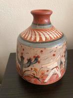 Mexicaanse Aardewerk Vaas - Salvador Vazquez Carmona Brunido, Ophalen of Verzenden