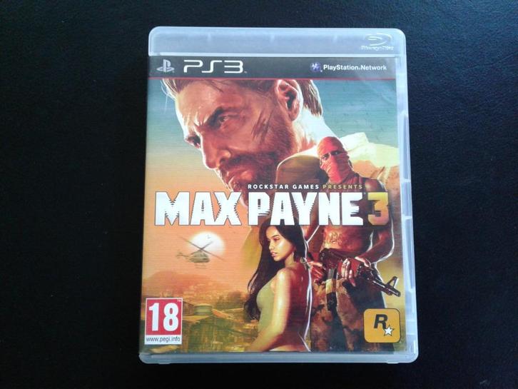 Max Payne 3 (Ps3), Spelcomputers en Games, Games | Sony PlayStation 3, Zo goed als nieuw, Avontuur en Actie, 1 speler, Vanaf 18 jaar