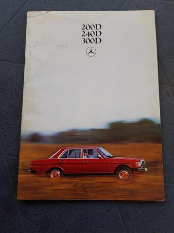 folder Merceds-Benz serie Diesel Limousine - Nederlands beschikbaar voor biedingen