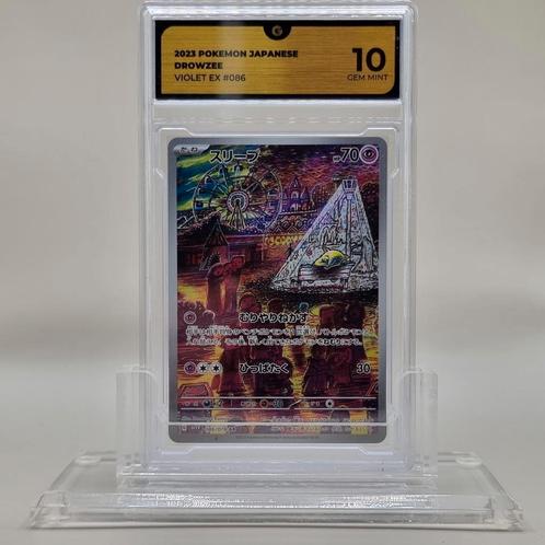 Pokemon Drowzee full art Violet EX #086 GG 10, Hobby en Vrije tijd, Verzamelkaartspellen | Pokémon, Nieuw, Losse kaart, Foil, Ophalen of Verzenden