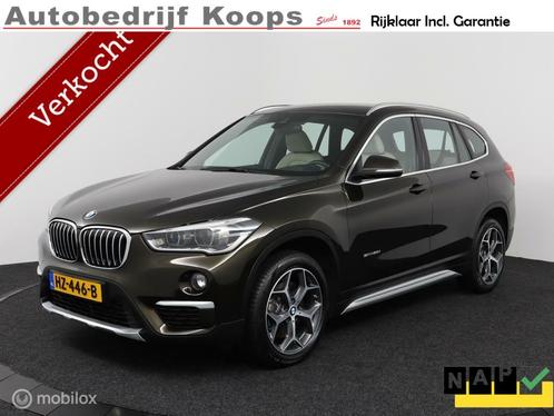 BMW X1 SDrive 2.0i X Line | Clima | Leder | Cruise | Head-up, Auto's, BMW, Bedrijf, X1, ABS, Airbags, Airconditioning, Alarm, Boordcomputer