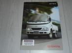 brochure Toyota Dyna  2002, Boeken, Auto's | Folders en Tijdschriften, Nieuw, Overige merken, Ophalen of Verzenden