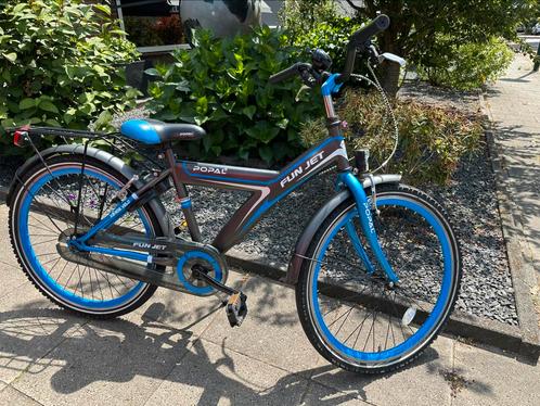 Popal Funjet x2408, 24 Inch Jongens Terugtraprem Blauw, Fietsen en Brommers, Fietsen | Jongens, Gebruikt, 24 inch, Ophalen