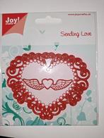 11 snijmal joy hart - sending love 6002/0382, Hobby en Vrije tijd, Ophalen of Verzenden