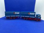 Wiking 599-0237 Wesselkoffer-Zentralachs-hängerzug, Hobby en Vrije tijd, Modelauto's | 1:87, Ophalen of Verzenden, Nieuw, Bus of Vrachtwagen