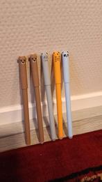 Uitwisbare pennen dieren schattig, Verzamelen, Pennenverzamelingen, Ophalen of Verzenden, Zo goed als nieuw, Balpen, Overige merken