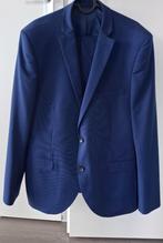 Italiaans Kostuum Marineblauw, Kleding | Heren, Kostuums en Colberts, Ophalen of Verzenden, Zo goed als nieuw, Maat 52/54 (L)