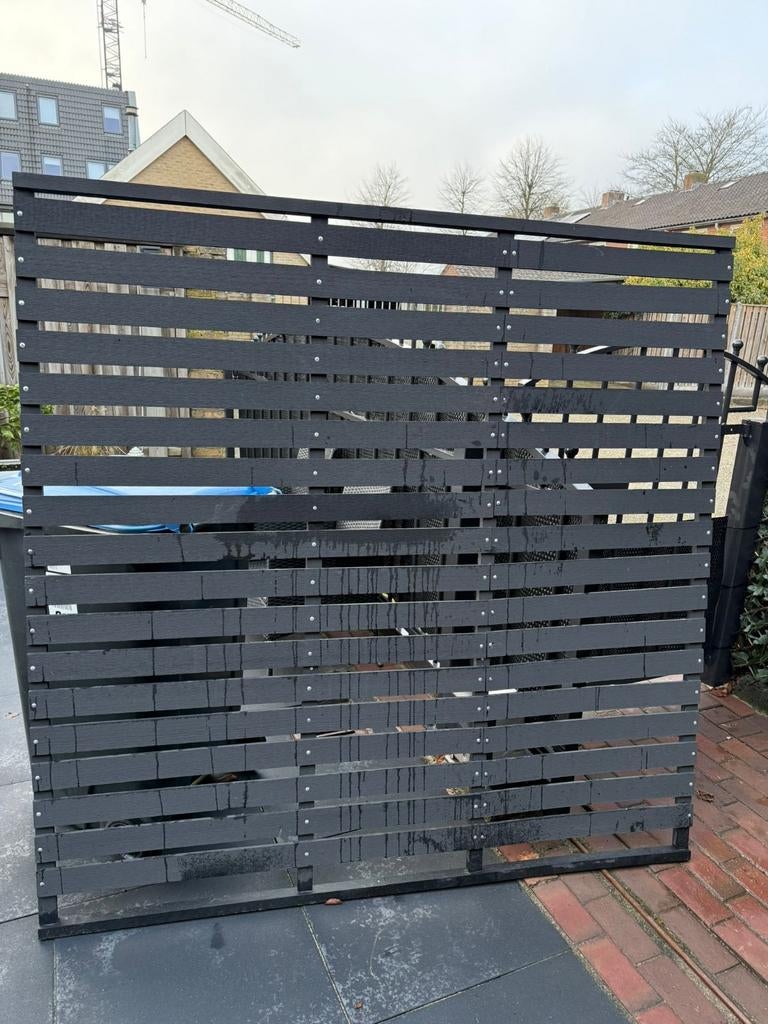 Tuinscherm 180/180, Ophalen of Verzenden, Kunststof, Minder dan 3 meter, 1 tot 2 meter