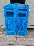 Luikjes 2 stuks. Gebeitst met buitenlak., Huis en Inrichting, Woonaccessoires | Kamerschermen, Ophalen, Gebruikt
