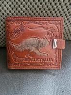 Australische leren portemonnee met kangoeroevacht, Overige merken, Bruin, Nieuw, Ophalen of Verzenden