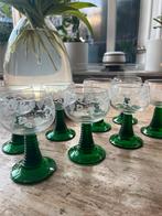 Leuke Vintage set van 8 Luminarc Roemer wijnglazen, Ophalen, Zo goed als nieuw, Overige typen