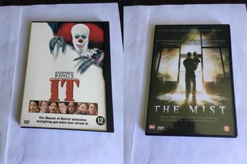 stephen king dvd 2 stuks the mist + IT beschikbaar voor biedingen