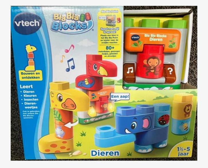 Bla bla blocks dieren, Kinderen en Baby's, Speelgoed | Vtech, Zo goed als nieuw, Ophalen of Verzenden
