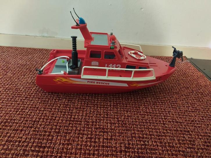 Playmobil Brandweerboot, Kinderen en Baby's, Speelgoed | Overig, Gebruikt, Jongen of Meisje, Ophalen
