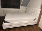 Boxspring, Wit, Tweepersoons, Ophalen of Verzenden, Zo goed als nieuw