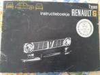 Instructieboekje Renault 6 1973, Ophalen of Verzenden