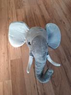 Olifantenkop, wanddecoratie, Ophalen of Verzenden, Zo goed als nieuw