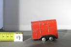 Rice pony trailer, corgi toys, rood 1/43 (17) incompleet, Corgi, Overige typen, Gebruikt, Ophalen of Verzenden