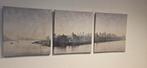 Drieluik New York Skyline 55x55 cm, 50 tot 75 cm, Ophalen of Verzenden, 50 tot 75 cm, Print