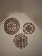 Gehaakte Mandala's - Diverse Maten (20-80cm), Huis en Inrichting, Woonaccessoires | Wanddecoraties, Ophalen of Verzenden, Nieuw