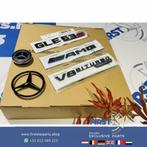 W166 W167 W292 GLE63S AMG LOGO SET GLE 63 S ZWART EMBLEMEN S, Ophalen of Verzenden, Gebruikt, Mercedes-Benz