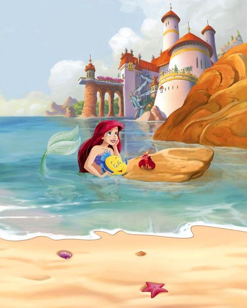 Disney Zeemeermin Ariel fotobehang Daydream - vlies behang, Kinderen en Baby's, Kinderkamer | Inrichting en Decoratie, Nieuw, Wanddecoratie