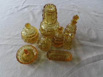 Toilet - kaptafel set compleet Leerdam Copier Meydam Marel beschikbaar voor biedingen