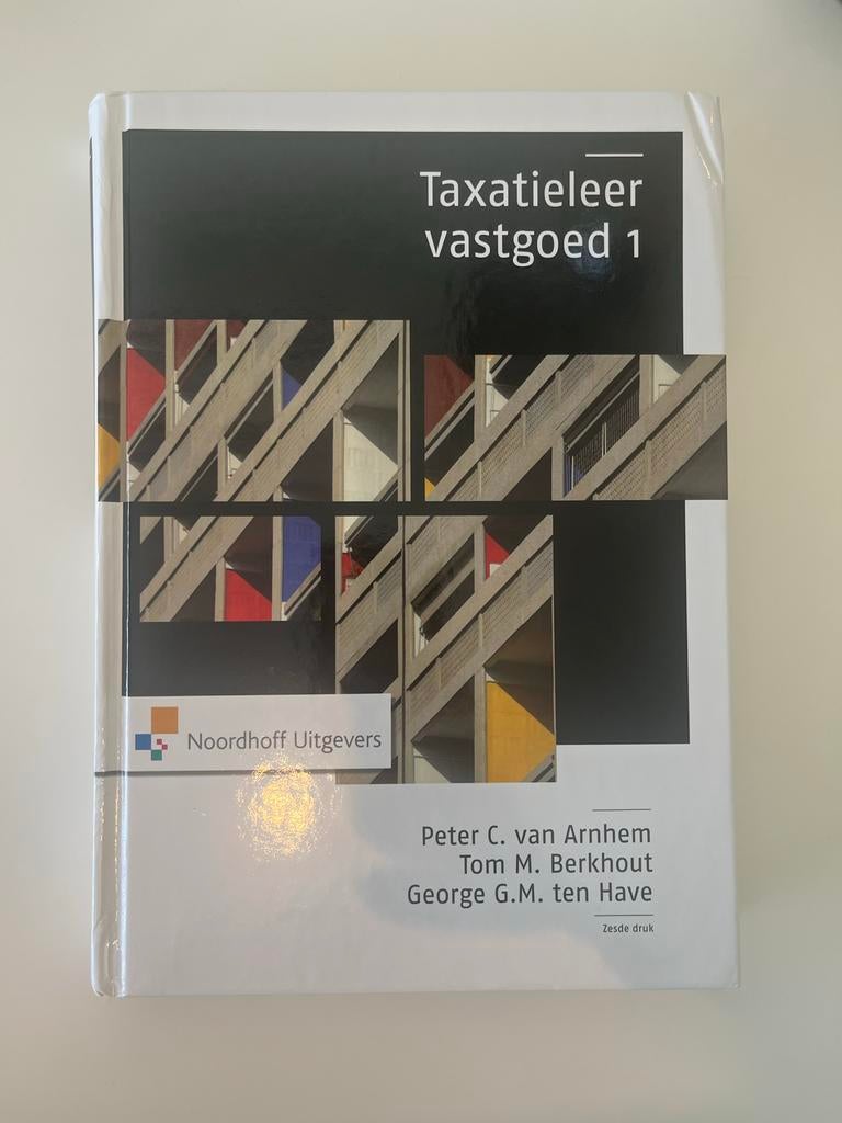 Taxatieleer Vastgoed 6e druk - Handboek voor taxateurs, Boeken, Studieboeken en Cursussen, Verzenden, Beta, Gelezen, HBO