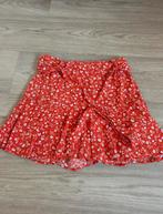 Rode broekrok met bloemenprint, Kleding | Dames, Zara, Ophalen of Verzenden, Zo goed als nieuw, Maat 36 (S)