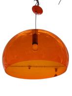 Vintage, Space Age oranje kunststof hanglamp, Kartell, Ophalen