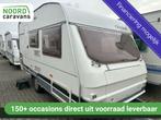 CHATEAU CARATT 390 DWARSBED + STAPELBED + VOORTENT + MOVER, Caravans en Kamperen, Caravans, 6 tot 7 meter, Bedrijf, Tot en met 5