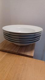 6 witte, diepe IKEA borden, soepborden, pastaborden ZGAN, Huis en Inrichting, Ophalen of Verzenden, Zo goed als nieuw, Bord(en)