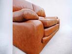Vintage French Leather Sofa, France 70's/80's, Huis en Inrichting, Banken | Bankstellen, 100 tot 125 cm, 150 tot 200 cm, Vintage french design italian leather