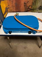 Te koop 2 pits gasstel, Caravans en Kamperen, Kampeeraccessoires, Ophalen of Verzenden, Zo goed als nieuw