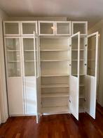 Ikea Billy boekenkasten met glazen deuren, Huis en Inrichting, Kasten | Boekenkasten, Ophalen, Wit, 200 cm of meer, 25 tot 50 cm