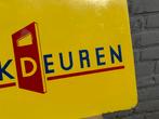 Vankuijk Deuren Emaille Reclamebord Vintage, Antiek en Kunst, Antiek | Emaille, Ophalen of Verzenden