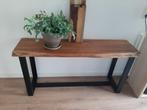 Sidetable mangohout, Huis en Inrichting, Tafels | Sidetables, Ophalen, Mangohout, Zo goed als nieuw, 150 tot 200 cm