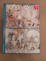 2x1000 Anton Pieck, Hobby en Vrije tijd, Denksport en Puzzels, Ophalen, 500 t/m 1500 stukjes, Zo goed als nieuw, Legpuzzel