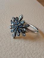 Pandora ring zilver sneeuwvlok winter - maat 56, Ophalen of Verzenden, Zo goed als nieuw, 17 tot 18, Dame
