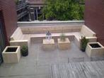 Unieke hoekbank, loungeset van steigerhout model carree, Tuin en Terras, Ophalen, Nieuw, Steigerhout
