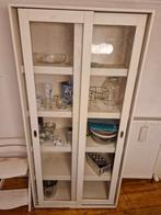 glazenkast, Huis en Inrichting, Kasten | Vitrinekasten, Ophalen, Gebruikt, 100 tot 150 cm, 200 cm of meer